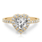 Elsa Floral Inspired Halo Ring