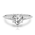 Charu Split Shank Knife Edge Pave Diamond Ring