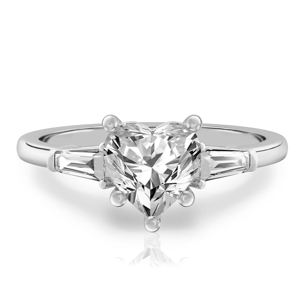Tapered Baguette Tapered Baguette Engagement Ring