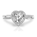 Twist Halo Twist Halo Engagement Ring