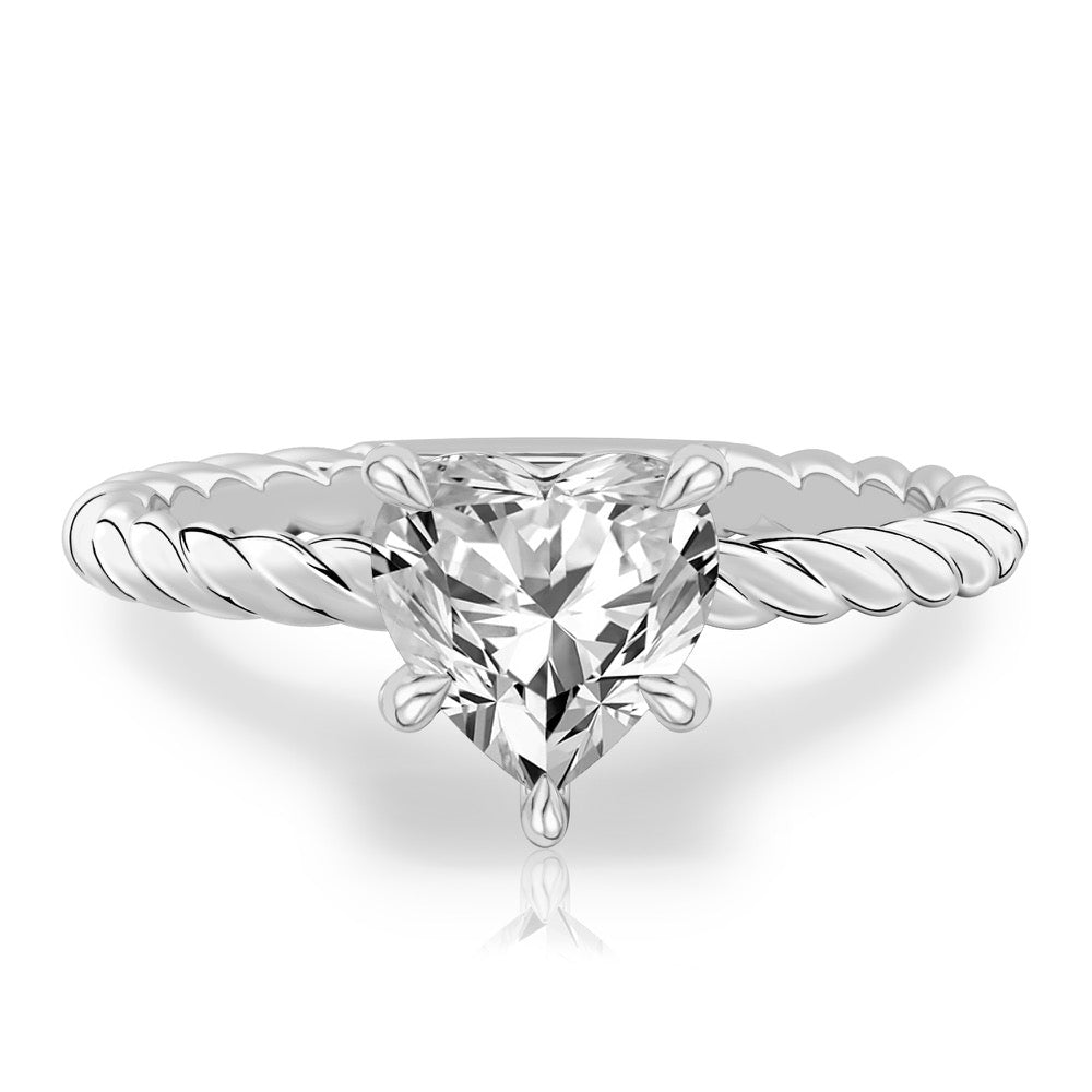 Ruth Twisted Rope Engagement Ring