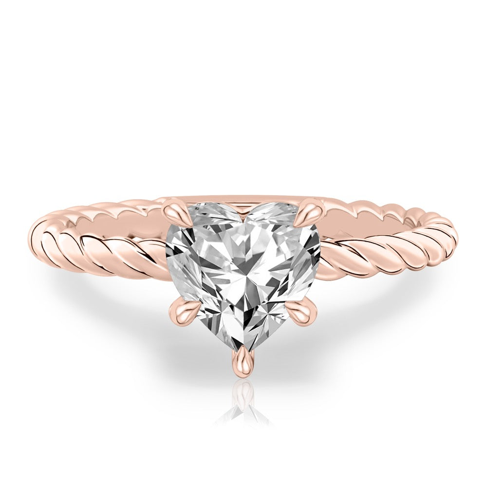 Ruth Twisted Rope Engagement Ring