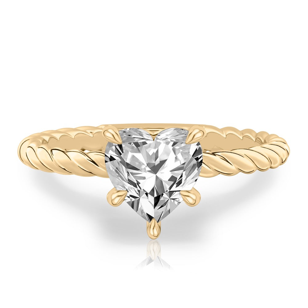 Ruth Twisted Rope Engagement Ring