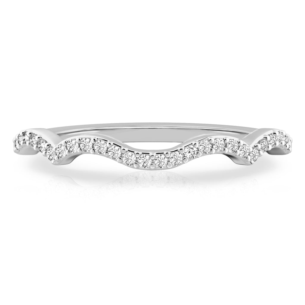 Infinity Band Infinity Diamond Wedding Band
