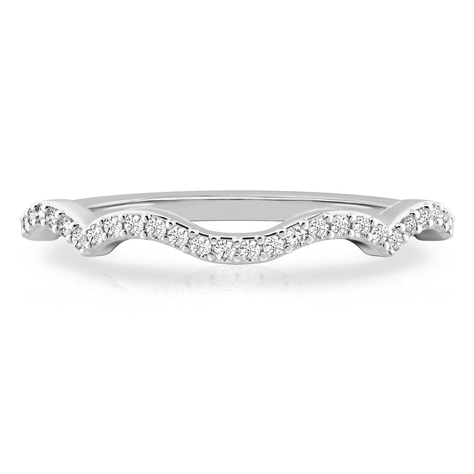 Infinity Band Infinity Diamond Wedding Band