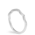 Infinity Band Infinity Diamond Wedding Band