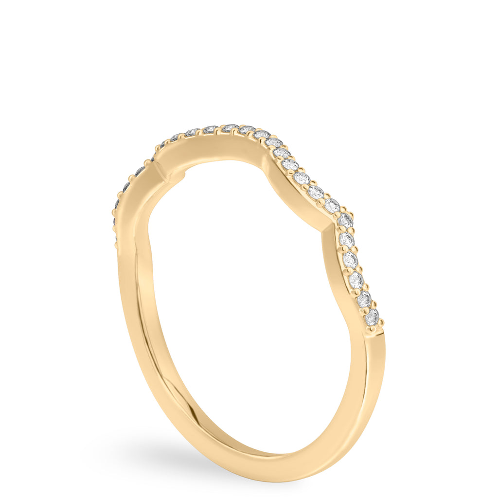 Infinity Band Infinity Diamond Wedding Band