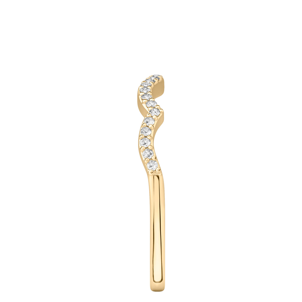 Infinity Band Infinity Diamond Wedding Band