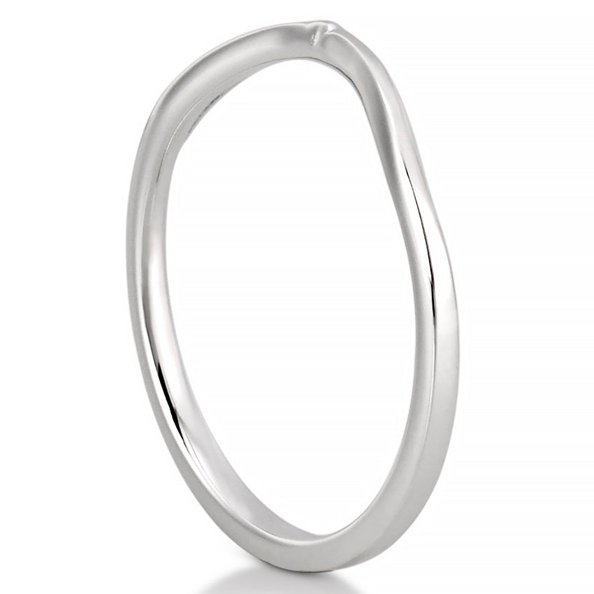 Bekah Band Curved Wedding Band