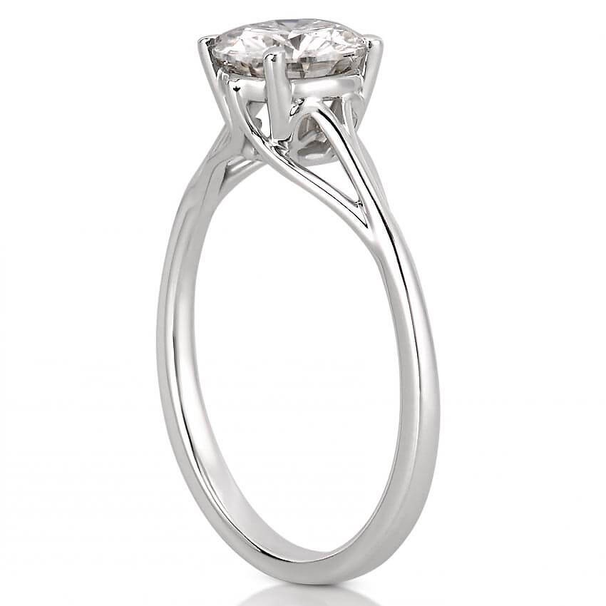 Bekah Intricate Split Shank Solitaire