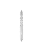 Charu Band Knife Edge Wedding Band with Diamonds
