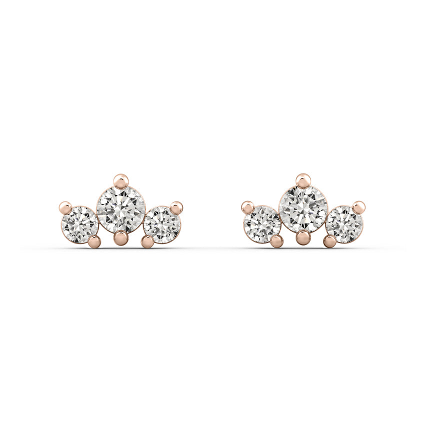 Kendi Earrings Three Stone Earrings
