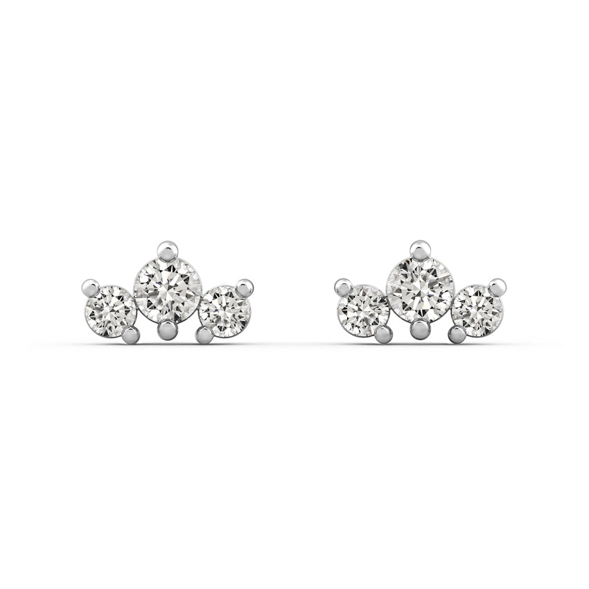 Kendi Earrings Three Stone Earrings