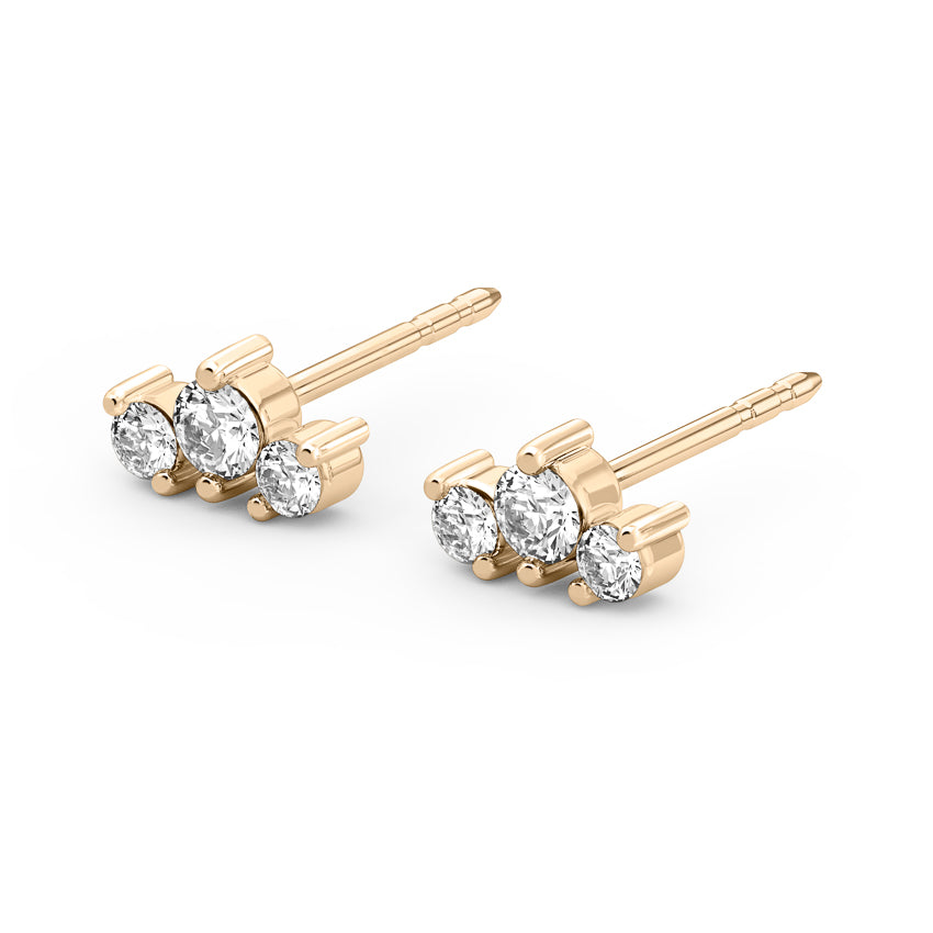 Kendi Earrings Three Stone Earrings