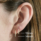 Pavé Huggies Diamond Pave Huggie Earrings