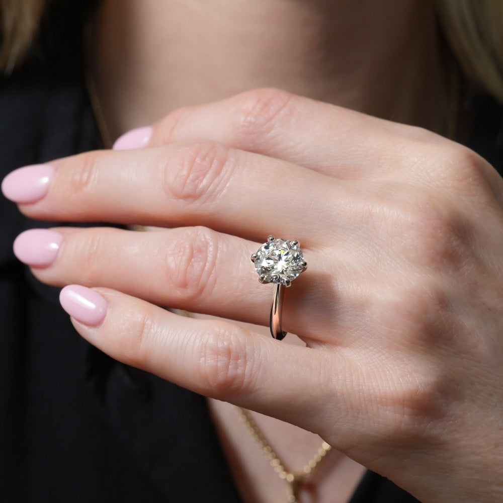 Margot Six Prong Solitaire Engagement Ring