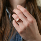 Maria Delicate Three Stone Engagement Ring