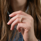 Maria Delicate Three Stone Engagement Ring