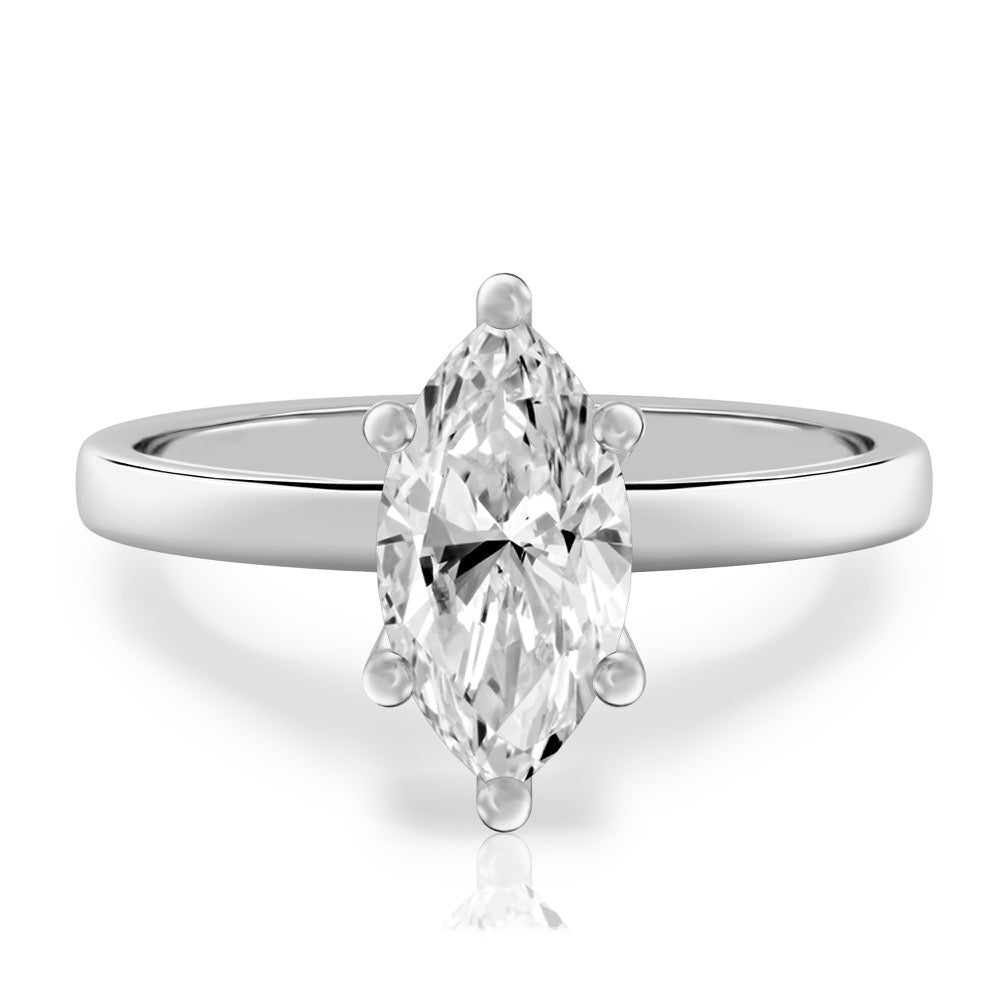 Anna Basket Setting Solitaire Engagement Ring