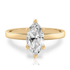 Anna Basket Setting Solitaire Engagement Ring