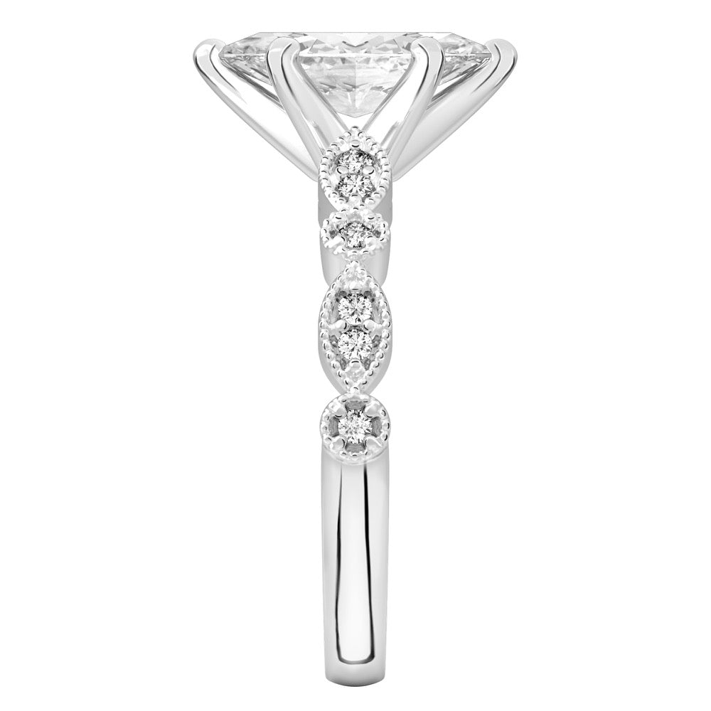Pandora Marquise and Dot Engagement Ring
