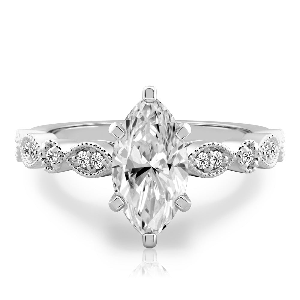 Pandora Marquise and Dot Engagement Ring