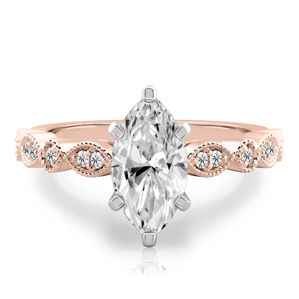 Pandora Marquise and Dot Engagement Ring