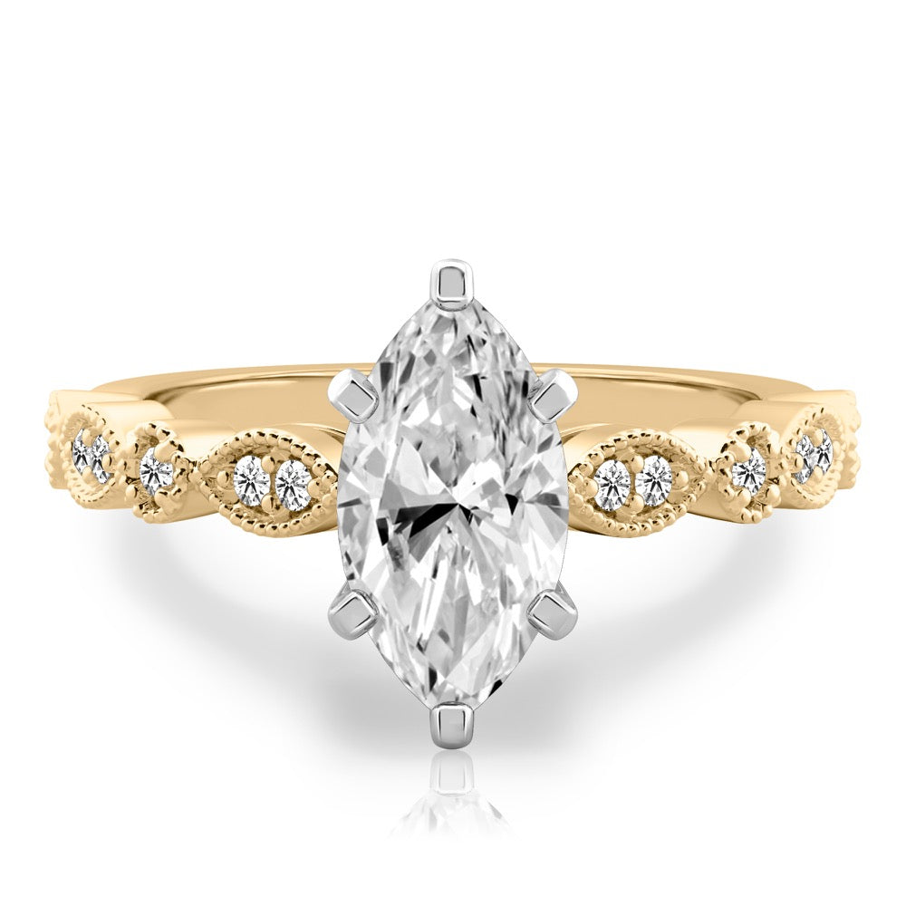 Pandora Marquise and Dot Engagement Ring