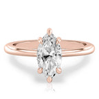 Cosette Pavé Bridge Engagement Ring