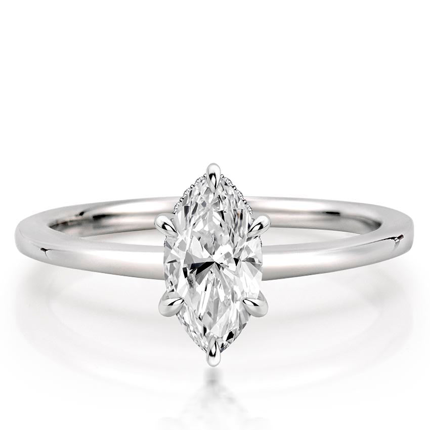 Jolie Secret Halo Engagement Ring