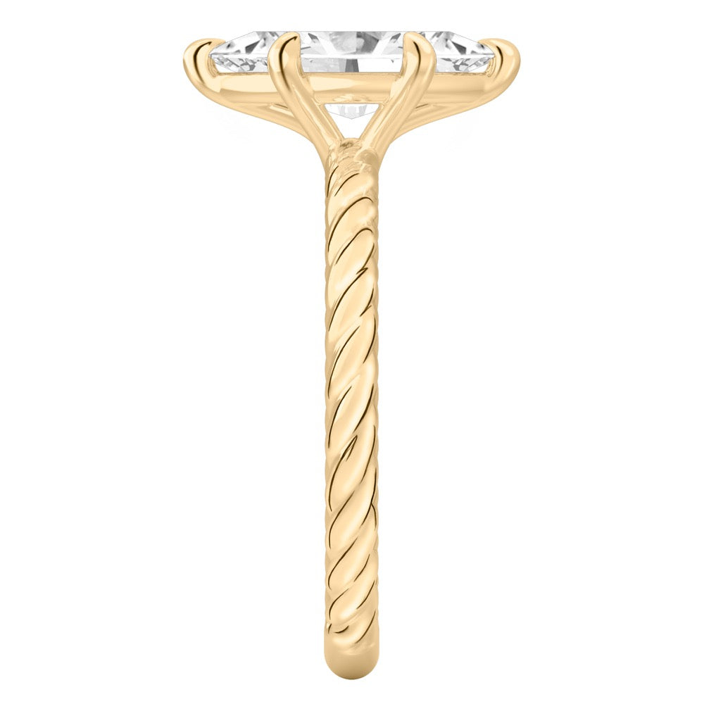 Ruth Twisted Rope Engagement Ring