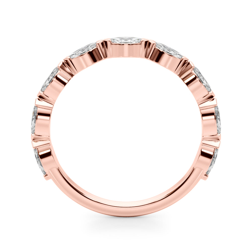 Marnie Band Marquise Diamond Wedding Band