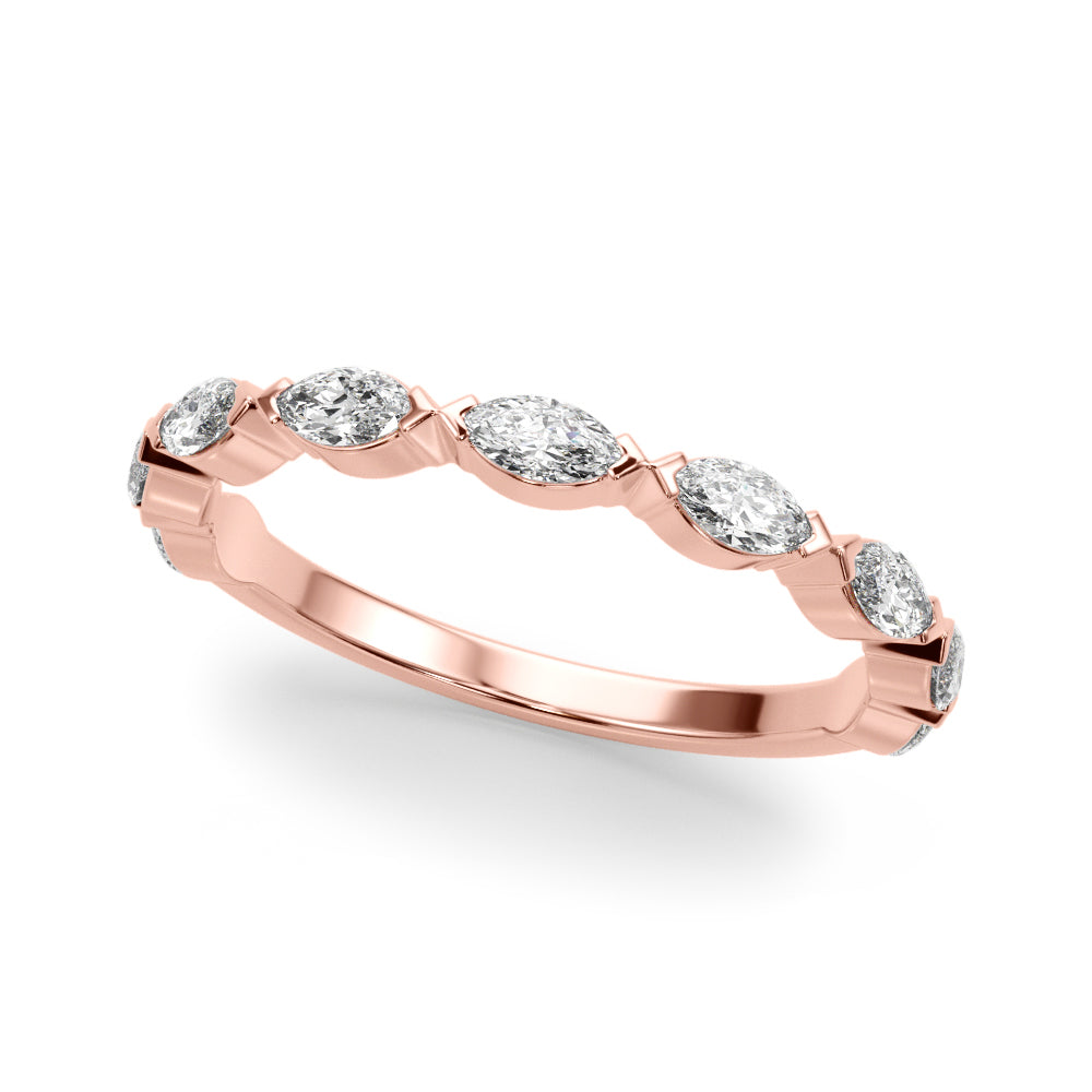 Marnie Band Marquise Diamond Wedding Band