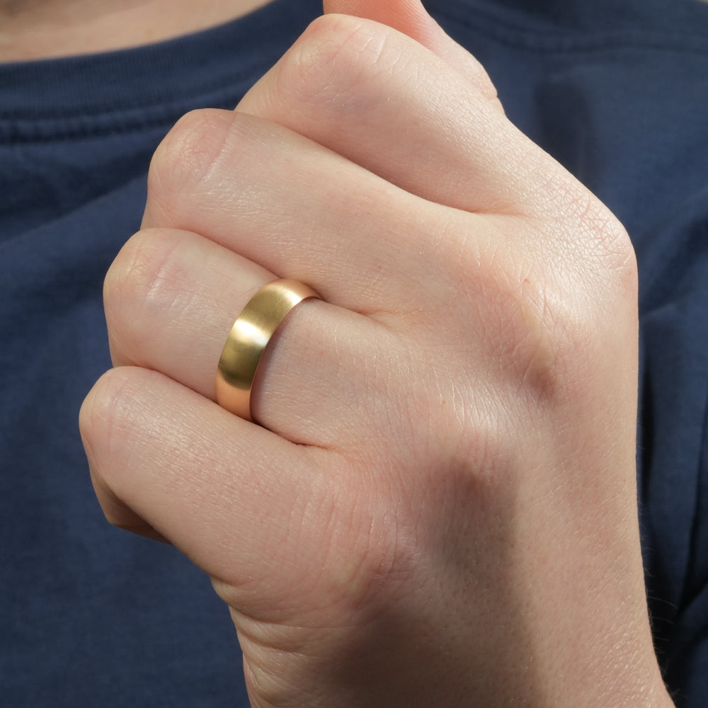 Claude Classic Matte Wedding Band
