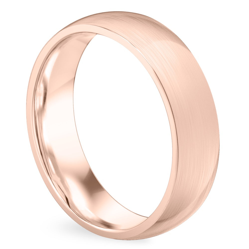 Claude Classic Matte Wedding Band