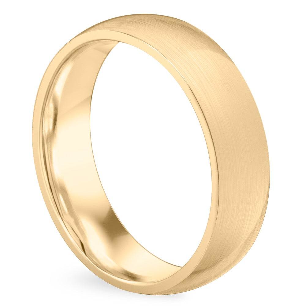 Claude Classic Matte Wedding Band
