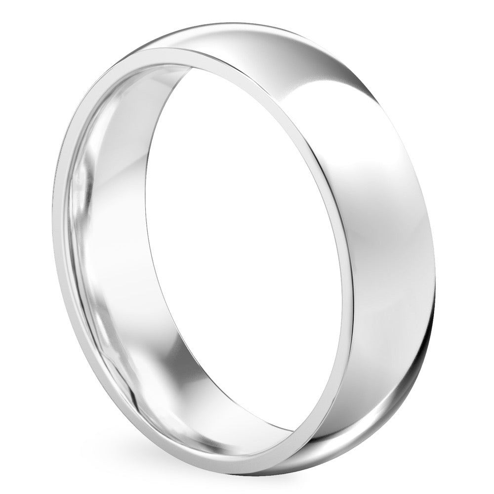 Dunia Band Flat Band with Matte Satin Finish