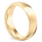 Dunia Band Flat Band with Matte Satin Finish