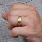 Nelson Vintage Inspired Band with Unique Finish