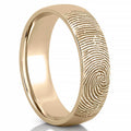 Men’s Fingerprint Wedding Band