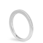 Lalana Band Milgrain Diamond Wedding Band