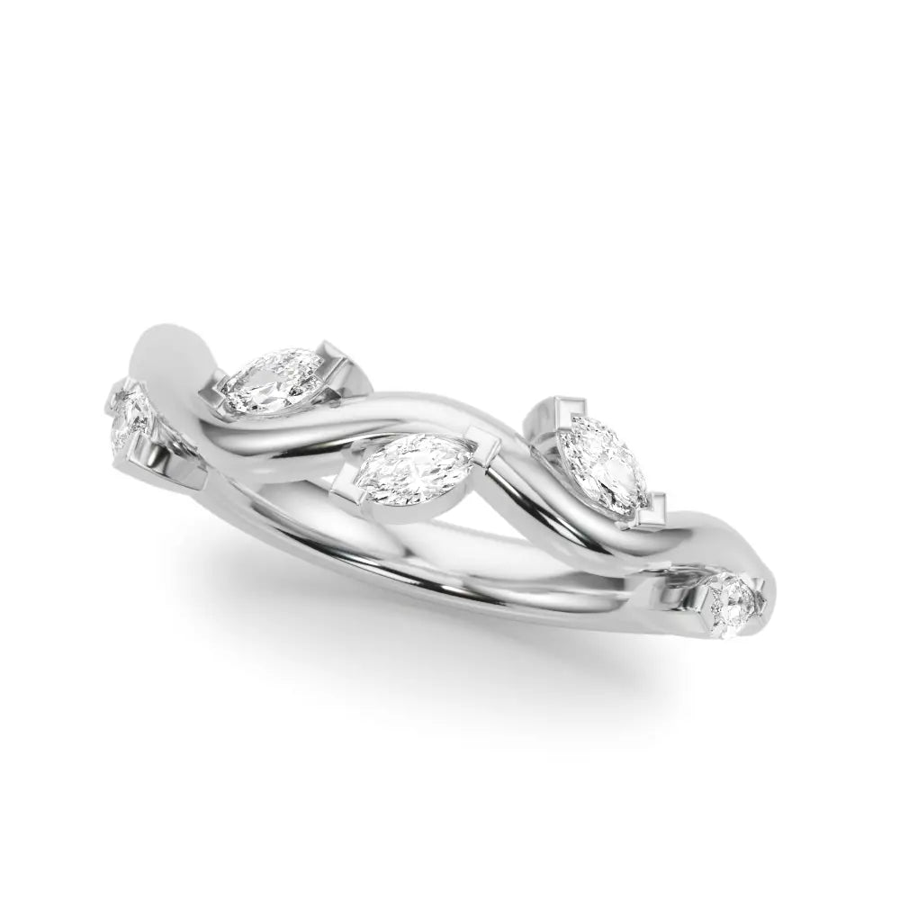 Willow Band Marquise Diamond Band