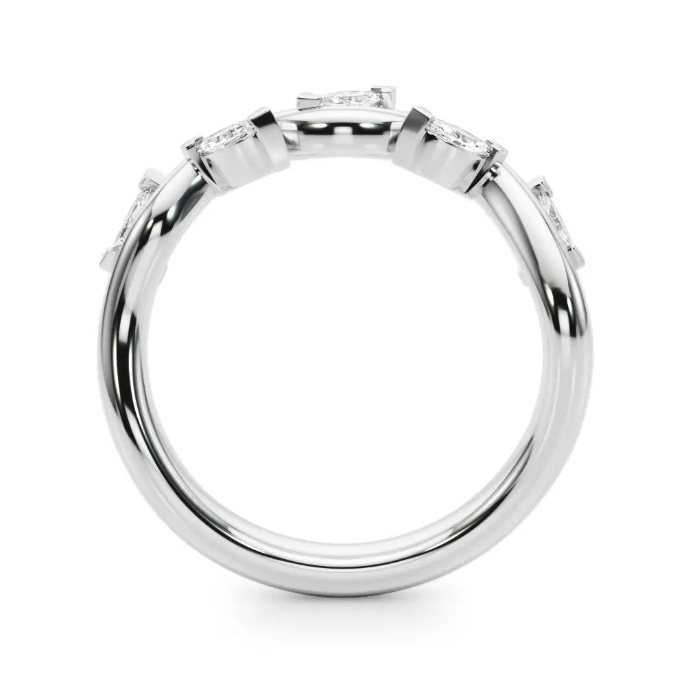 Willow Band Marquise Diamond Band