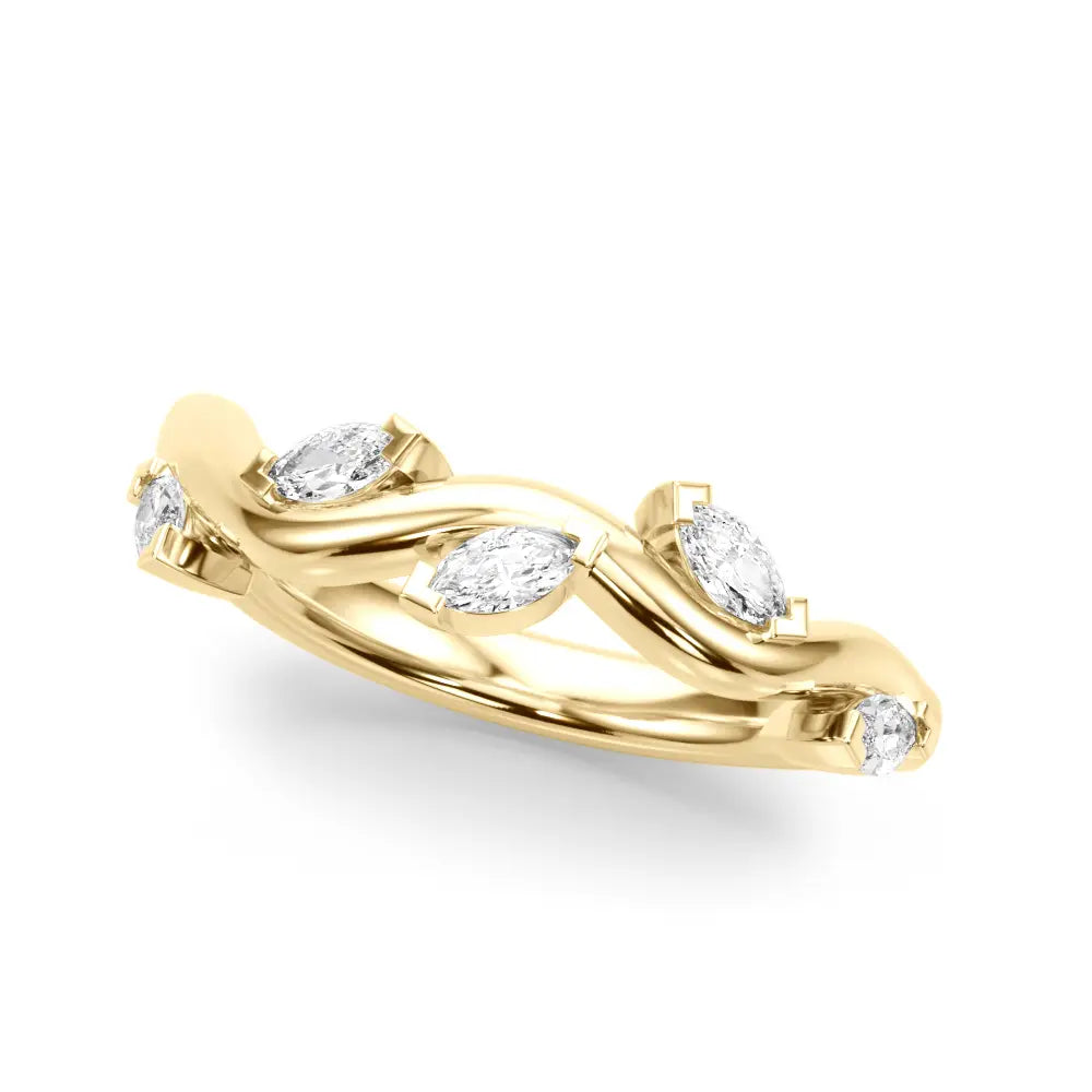 Willow Band Marquise Diamond Band