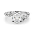 Faye Bypass Nature Inspired Engagement Ring