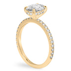 Celeste Pavé Hidden Halo Engagement Ring