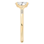 Audrey Six Diamond Pave Engagement Ring