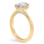 Cosette Pavé Bridge Engagement Ring