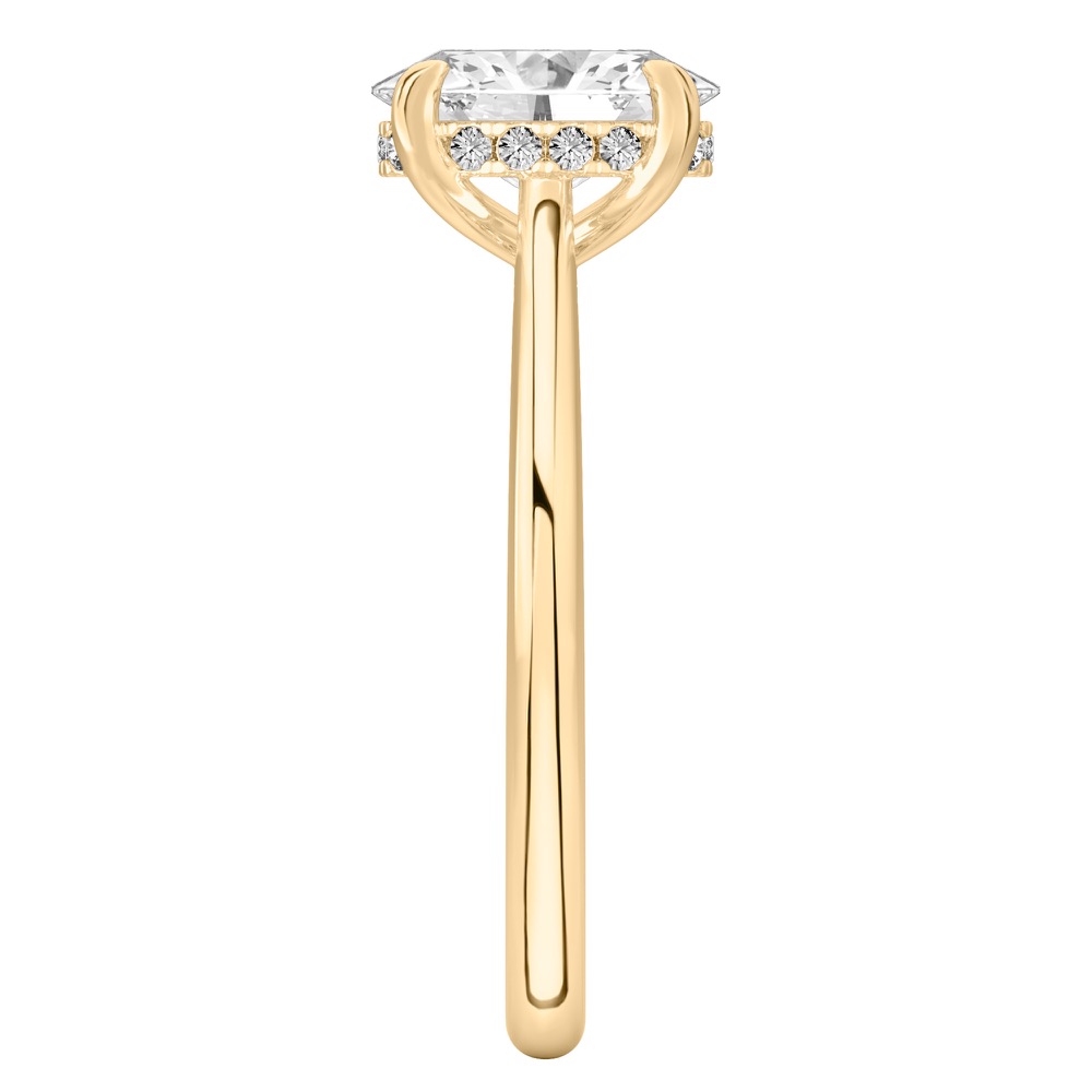 Cosette Pavé Bridge Engagement Ring