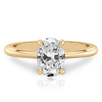 Cosette Pavé Bridge Engagement Ring